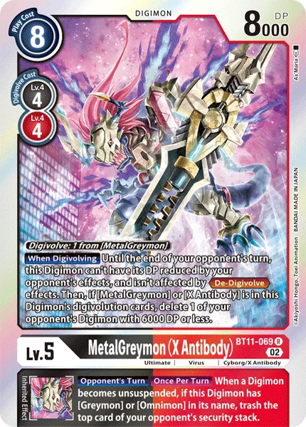 MetalGreymon (X Antibody) &mdash; Digimon Card Game card