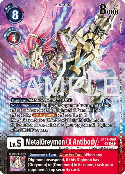 MetalGreymon (X Antibody) &mdash; Digimon Card Game card