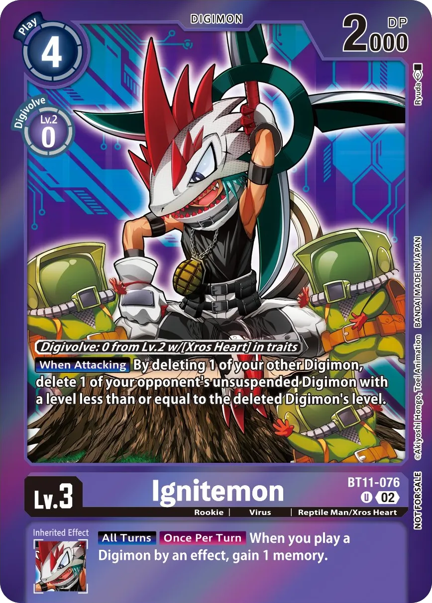 Ignitemon &mdash; Digimon Card Game card
