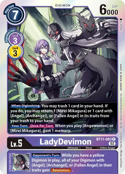 LadyDevimon &mdash; Digimon Card Game card