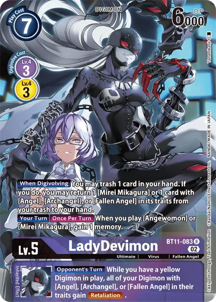 LadyDevimon &mdash; Digimon Card Game card