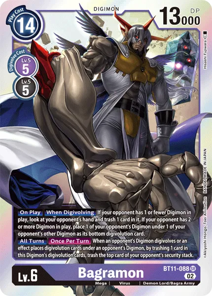Bagramon &mdash; Digimon Card Game card
