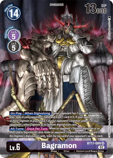 Bagramon &mdash; Digimon Card Game card
