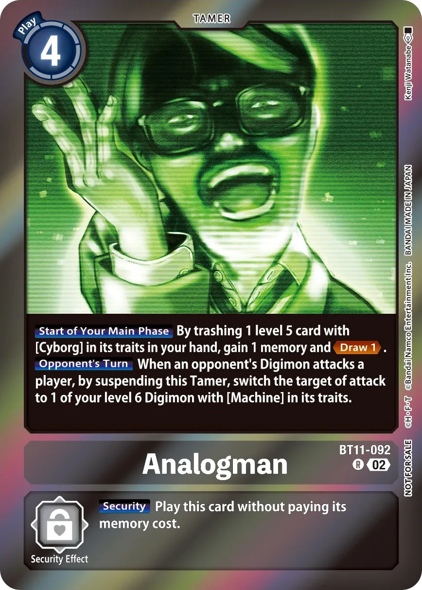 Analogman &mdash; Digimon Card Game card