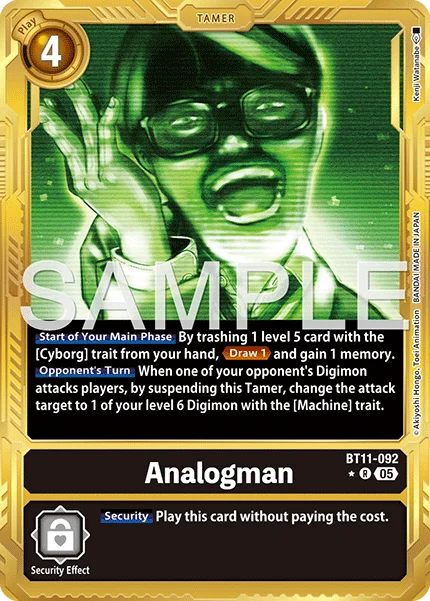 Analogman &mdash; Digimon Card Game card