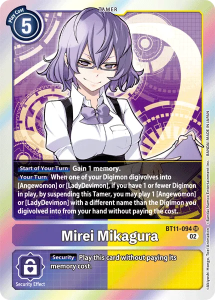 Mirei Mikagura &mdash; Digimon Card Game card