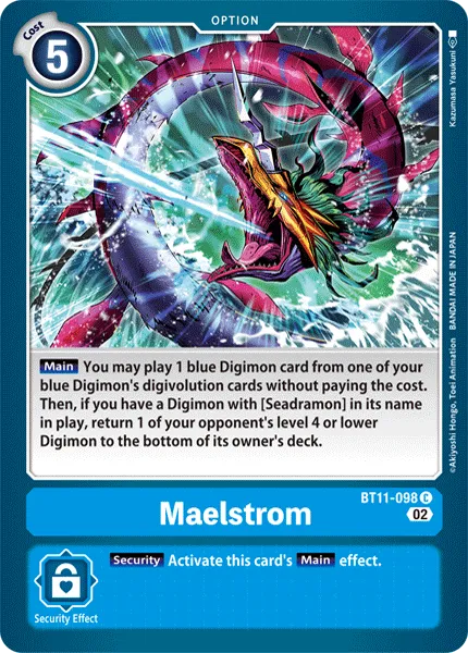 Maelstrom &mdash; Digimon Card Game card
