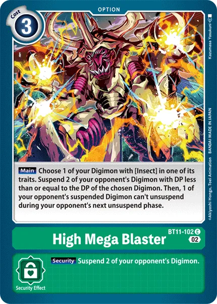 High Mega Blaster &mdash; Digimon Card Game card