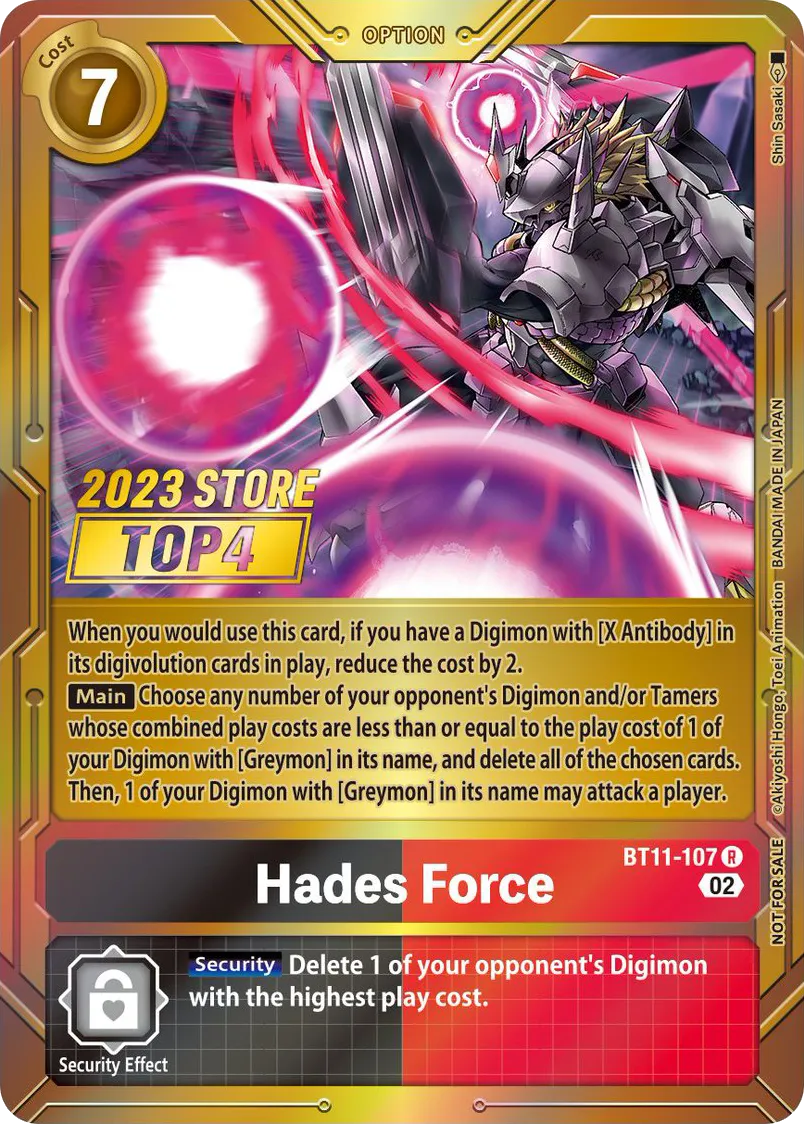 Hades Force &mdash; Digimon Card Game card