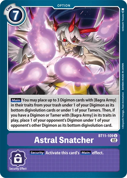 Astral Snatcher &mdash; Digimon Card Game card