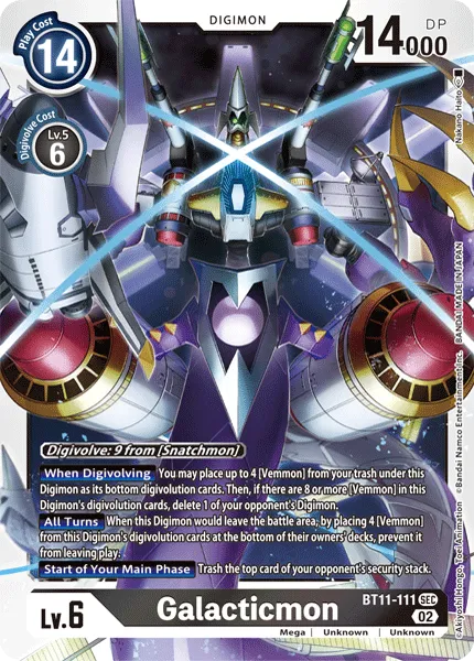 Galacticmon &mdash; Digimon Card Game card