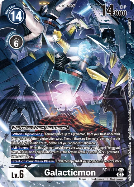 Galacticmon &mdash; Digimon Card Game card