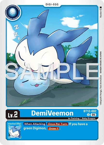DemiVeemon &mdash; Digimon Card Game card