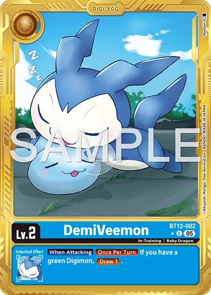 DemiVeemon &mdash; Digimon Card Game card