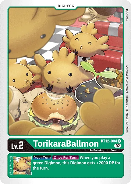 TorikaraBallmon &mdash; Digimon Card Game card