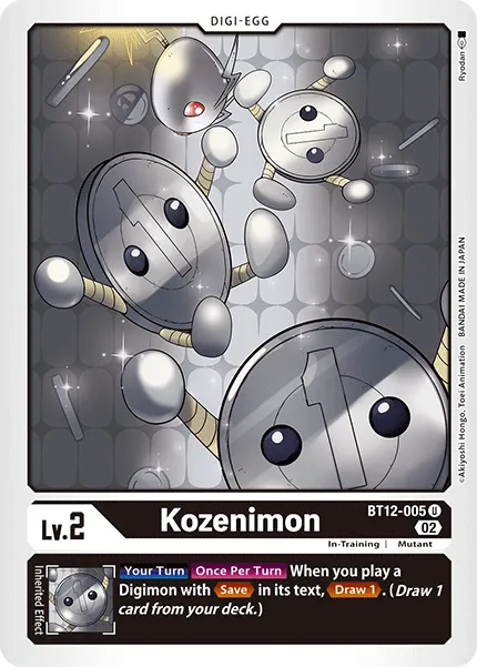 Kozenimon &mdash; Digimon Card Game card