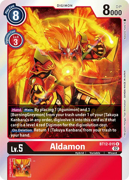 Aldamon &mdash; Digimon Card Game card