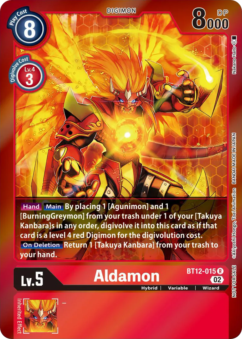 Aldamon &mdash; Digimon Card Game card