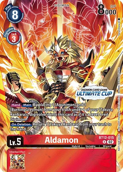 Aldamon &mdash; Digimon Card Game card