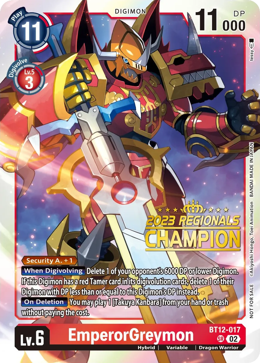 EmperorGreymon &mdash; Digimon Card Game card