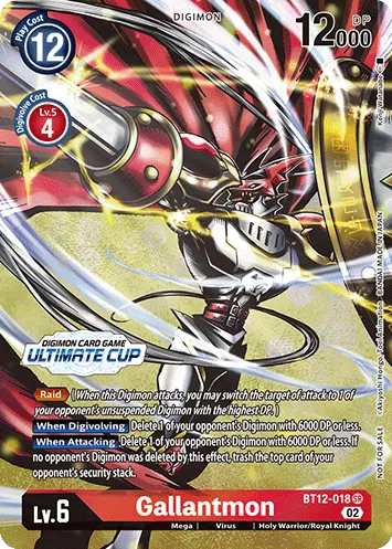 Gallantmon &mdash; Digimon Card Game card
