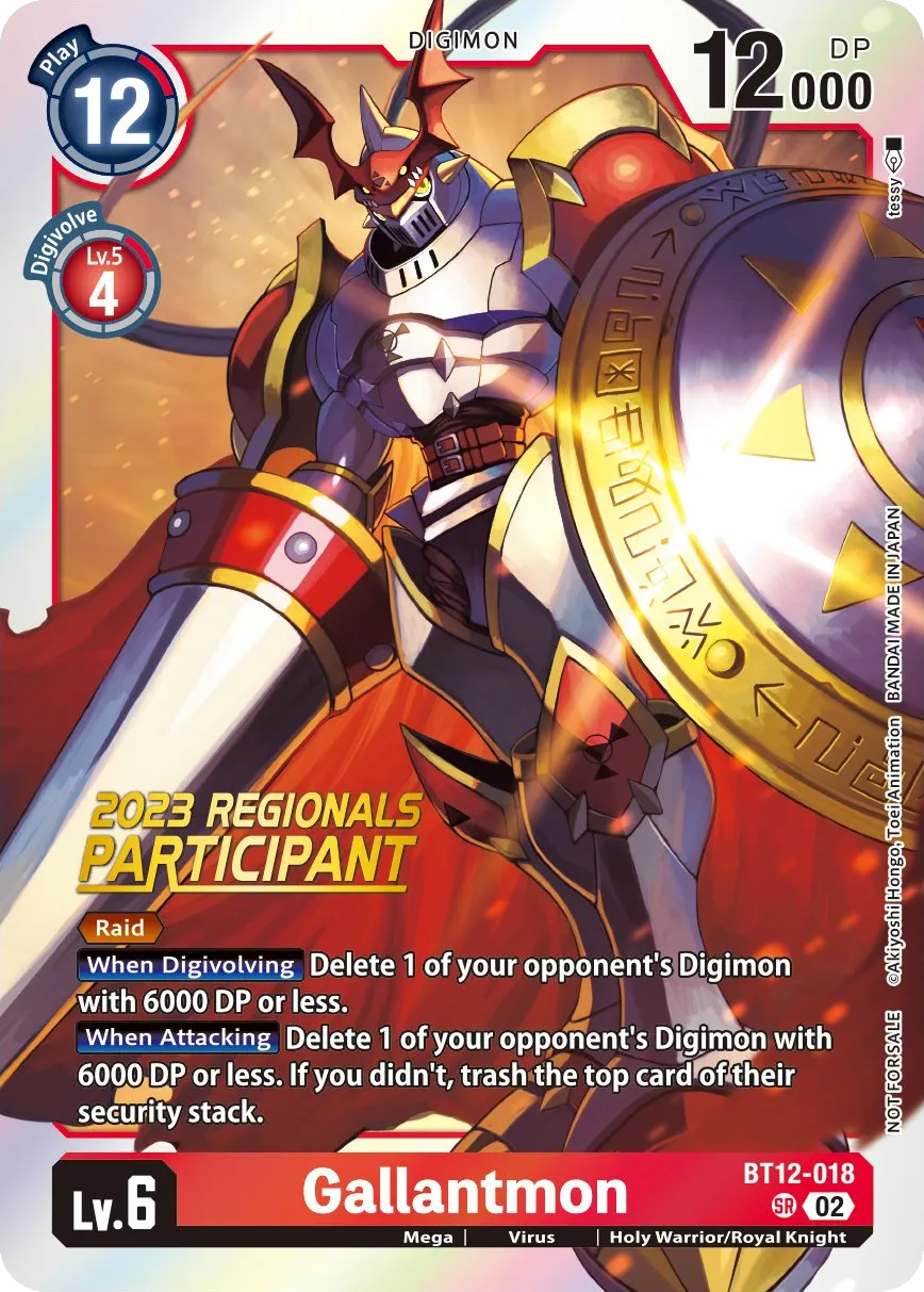 Gallantmon &mdash; Digimon Card Game card