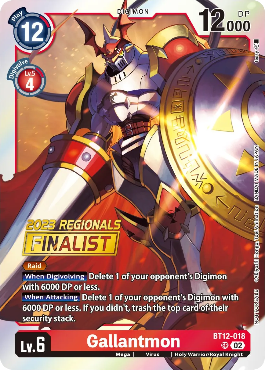 Gallantmon &mdash; Digimon Card Game card