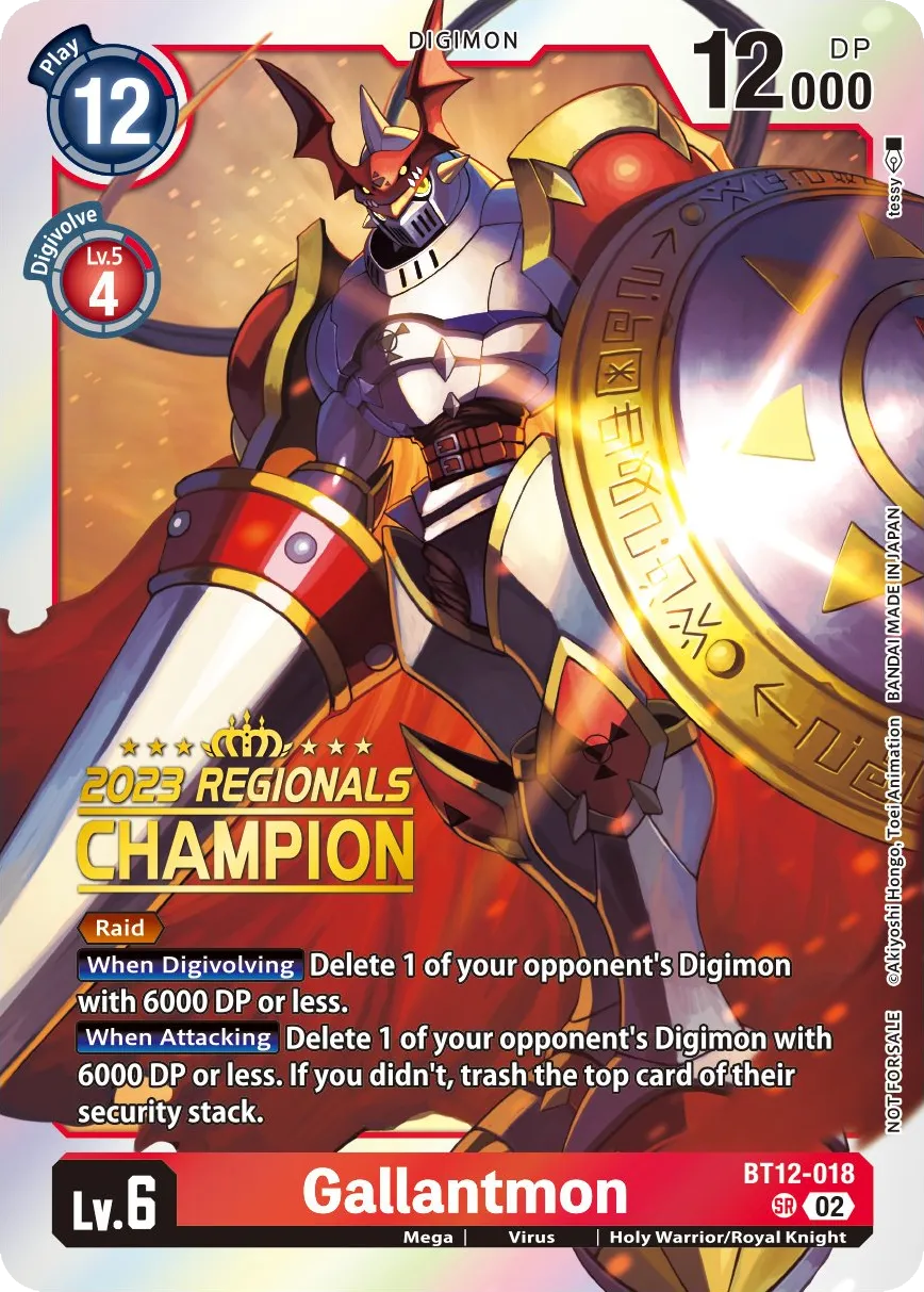 Gallantmon &mdash; Digimon Card Game card