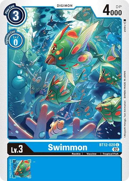 Swimmon &mdash; Digimon Card Game card