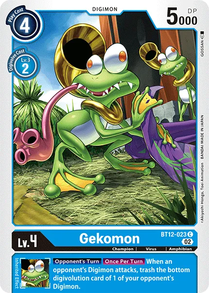Gekomon &mdash; Digimon Card Game card