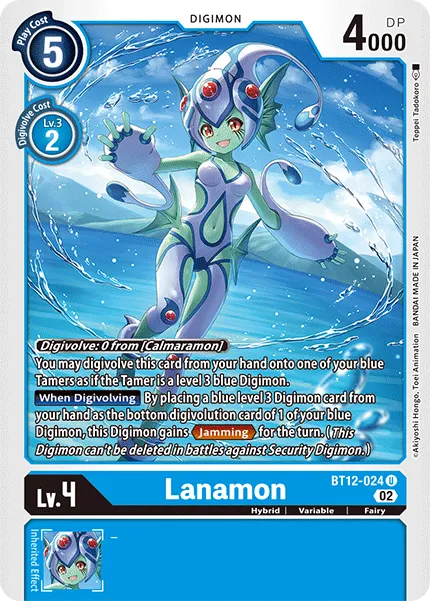 Lanamon &mdash; Digimon Card Game card