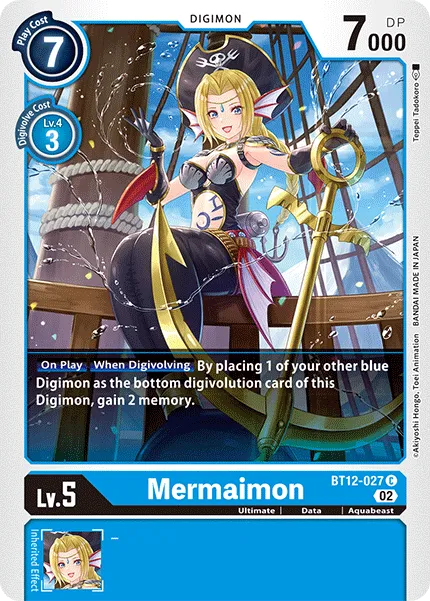 Mermaimon &mdash; Digimon Card Game card