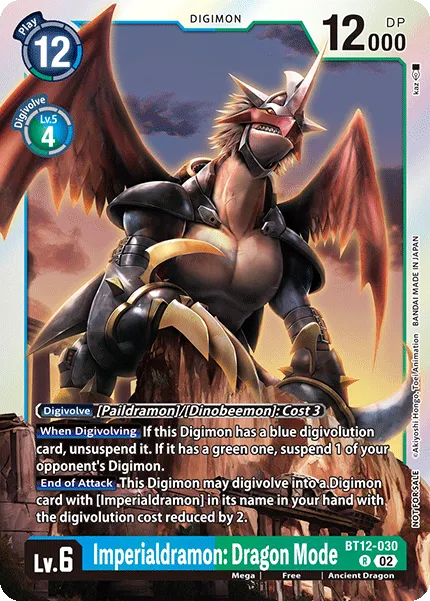Imperialdramon: Dragon Mode &mdash; Digimon Card Game card