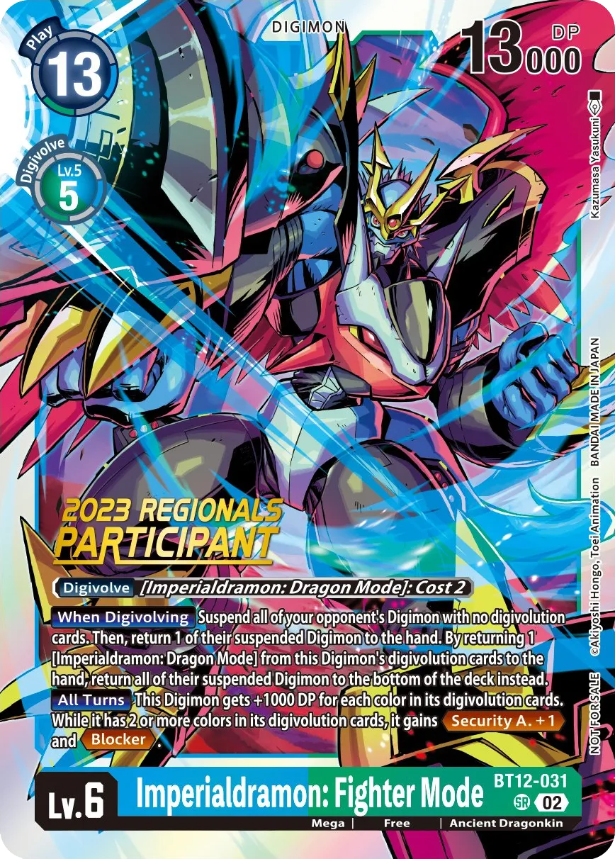 Imperialdramon: Fighter Mode &mdash; Digimon Card Game card