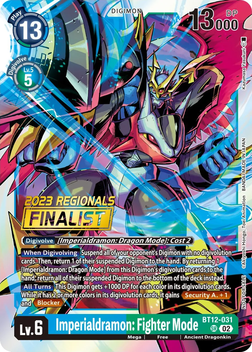 Imperialdramon: Fighter Mode &mdash; Digimon Card Game card