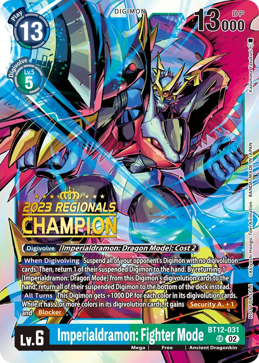 Imperialdramon: Fighter Mode &mdash; Digimon Card Game card