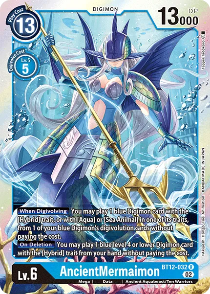 AncientMermaimon &mdash; Digimon Card Game card