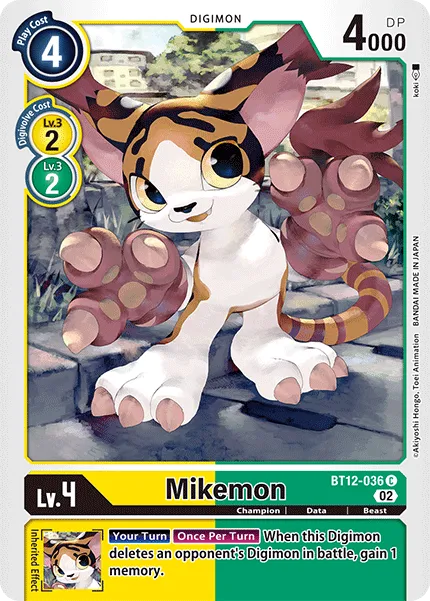 Mikemon &mdash; Digimon Card Game card