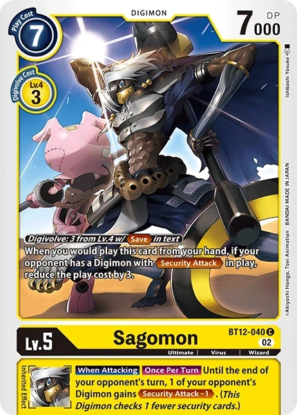 Sagomon &mdash; Digimon Card Game card