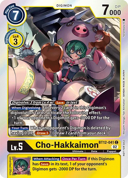 Cho-Hakkaimon &mdash; Digimon Card Game card