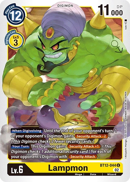 Lampmon &mdash; Digimon Card Game card