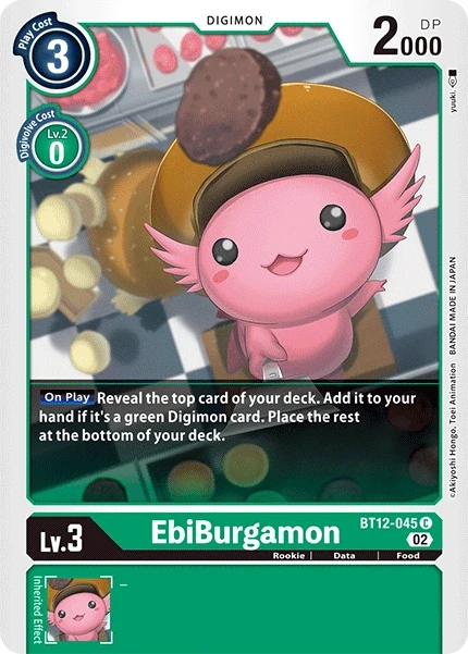 EbiBurgamon &mdash; Digimon Card Game card