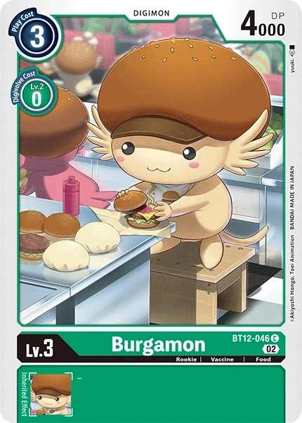 Burgamon &mdash; Digimon Card Game card