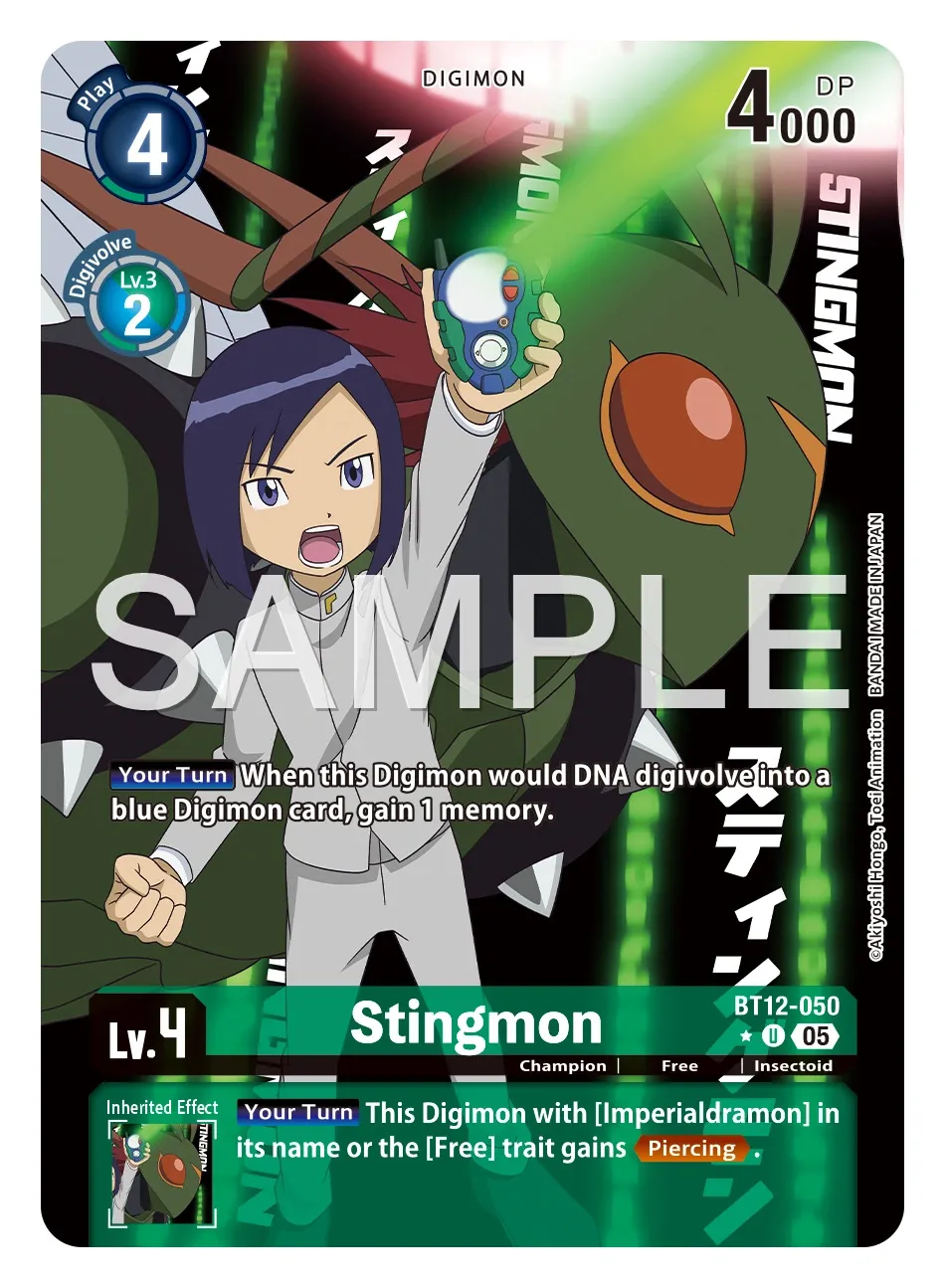 Stingmon &mdash; Digimon Card Game card