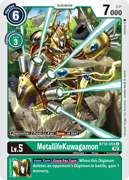 MetallifeKuwagamon &mdash; Digimon Card Game card