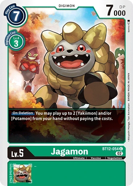 Jagamon &mdash; Digimon Card Game card