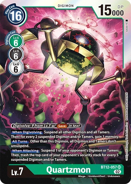 Quartzmon &mdash; Digimon Card Game card