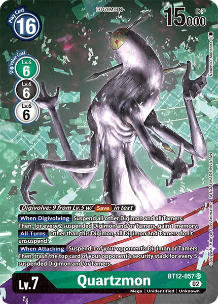 Quartzmon &mdash; Digimon Card Game card
