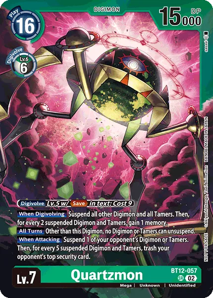 Quartzmon &mdash; Digimon Card Game card