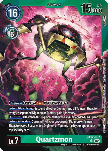 Quartzmon &mdash; Digimon Card Game card